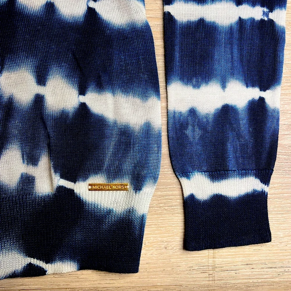 💎Michael Kors Designer Tie Dye Crewneck Knit Sweater - Picture 4 of 5